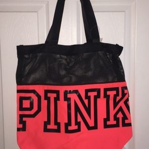 NWT PINK Victoria's Secret Tote Bag